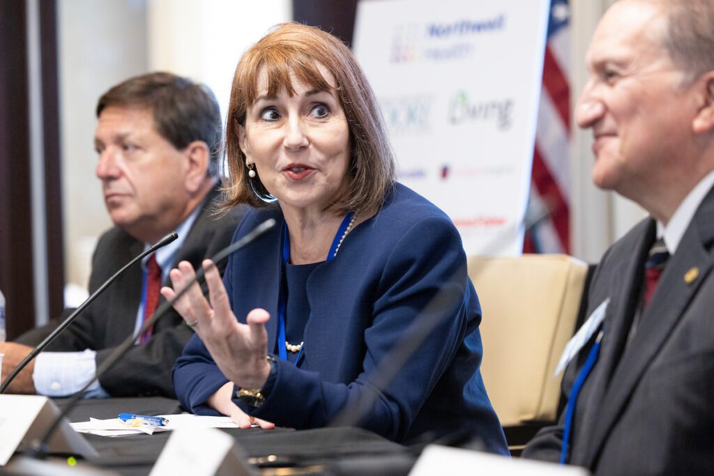 Panel 1: Dr. Kline, Denise Cardo & Dr. Valdez