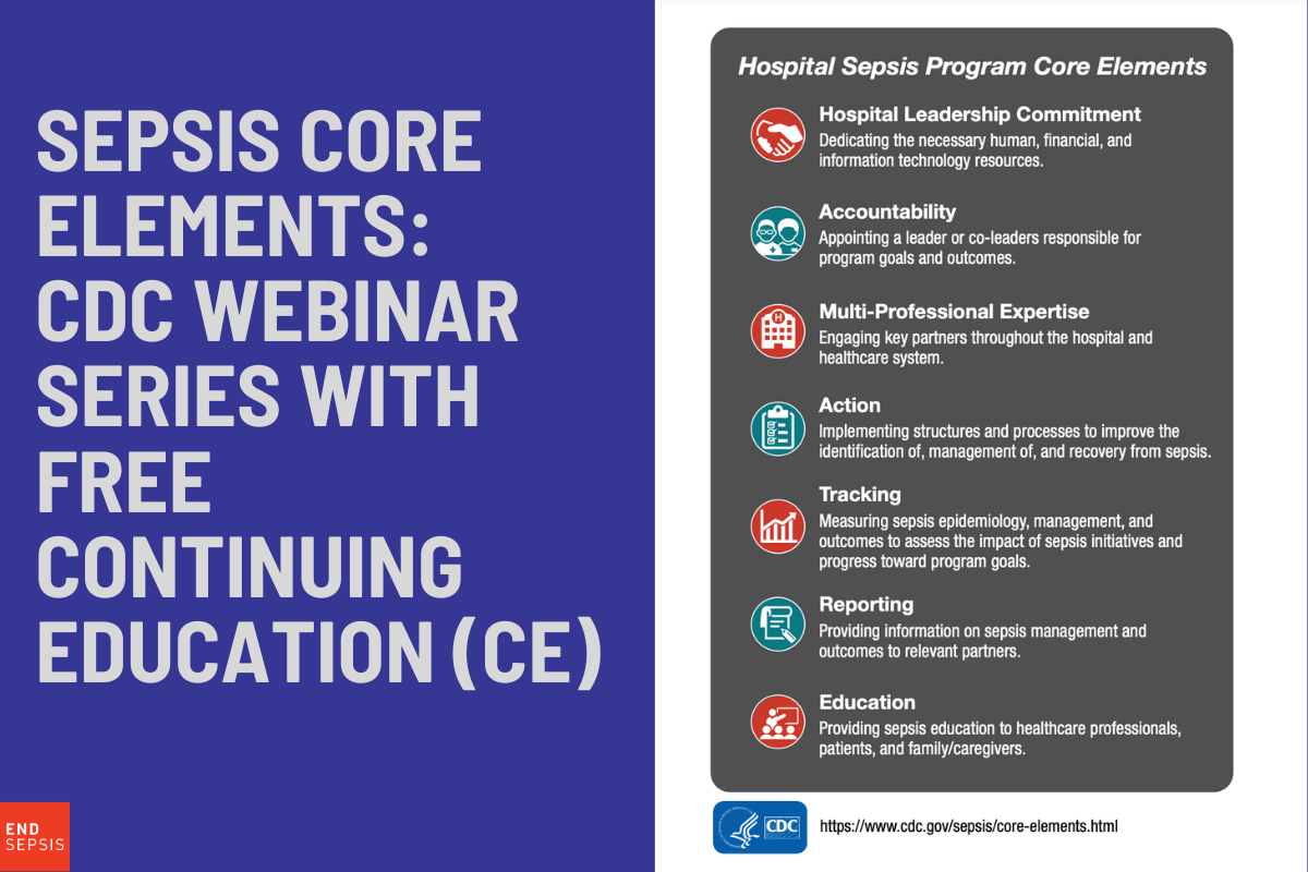 Sepsis Core Elements Webinars Available