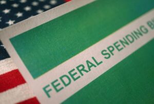 Federal Spending Bill sign