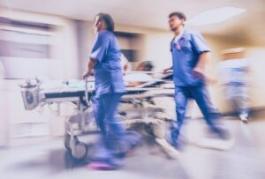 Emergency department rushing