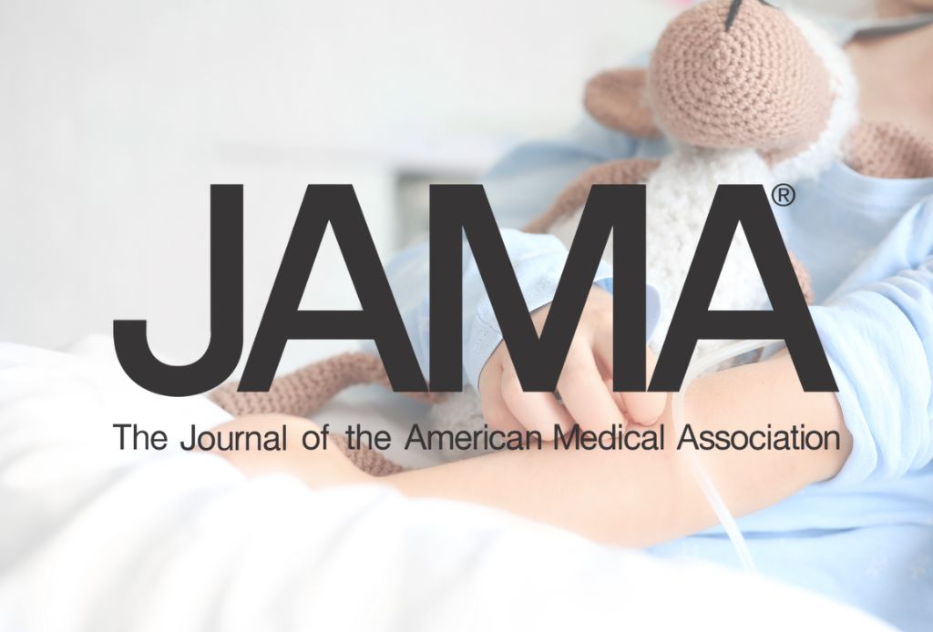 Child patient and JAMA logo